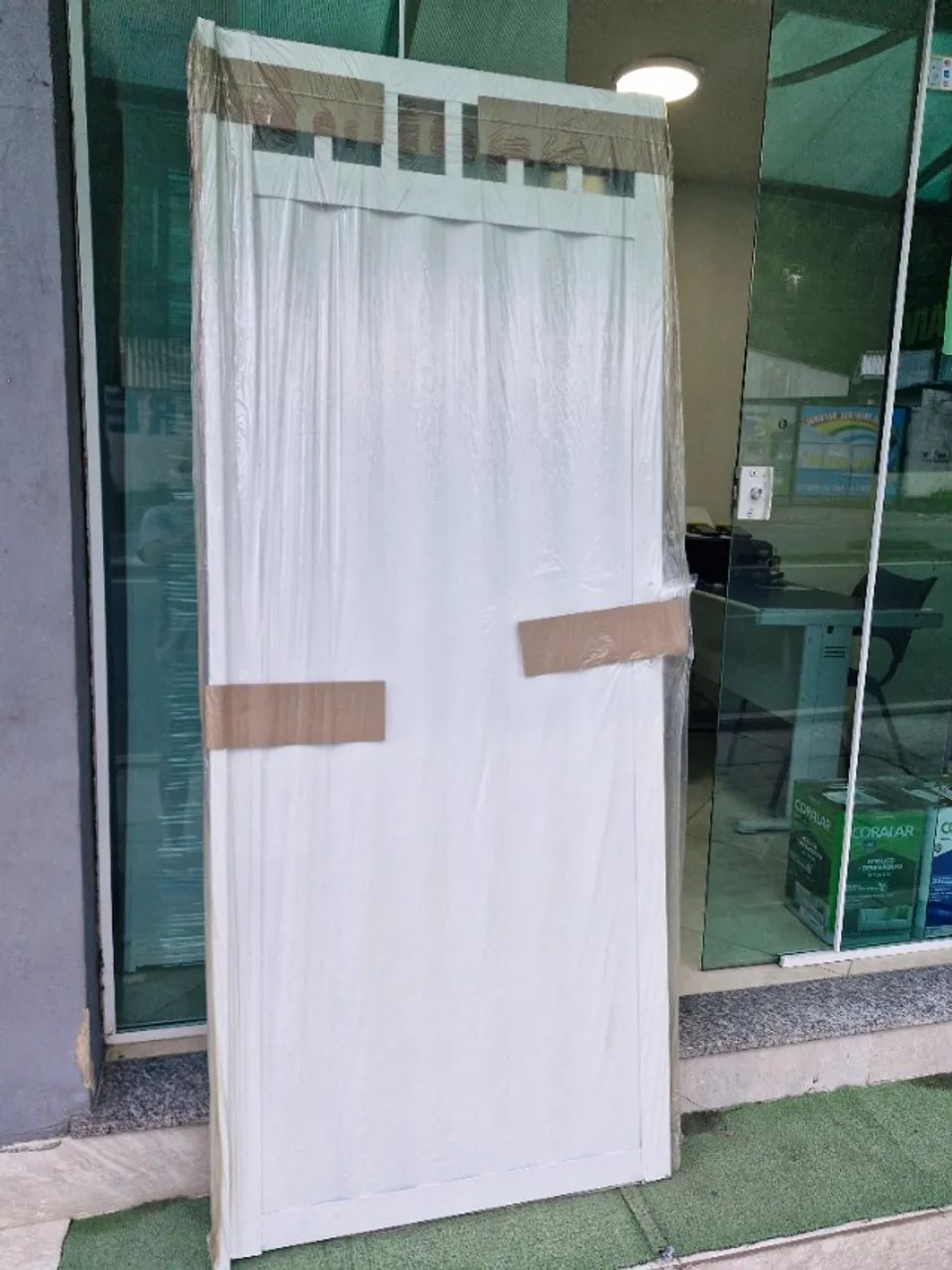 Portão social búzios galvanizado completo 64840841446402121