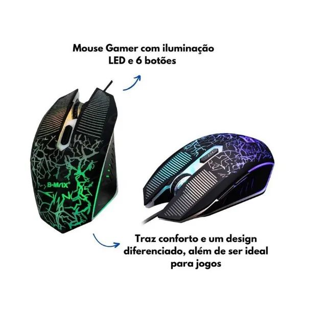 Mouse Gamer 3600 Dpi B-Max - Foto 2