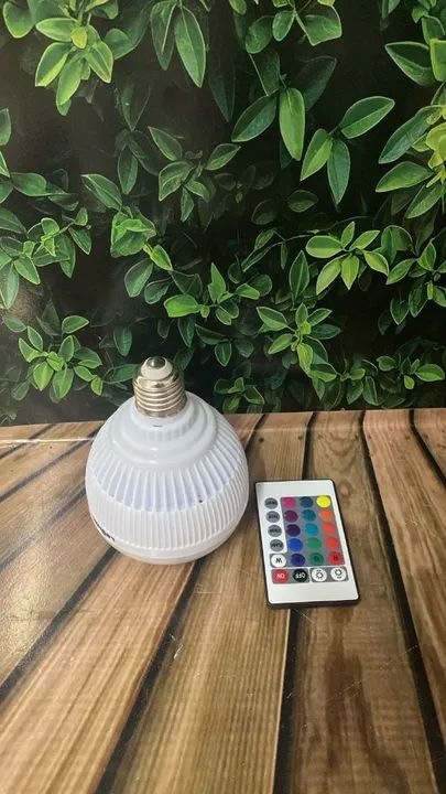 Lâmpada LED Bluetooth com Controle- Unidade Remoto - Foto 2
