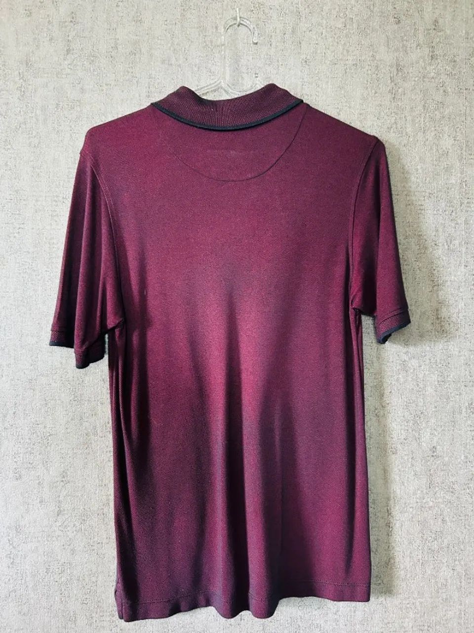 Camisa Polo cor Vinho - Foto 3