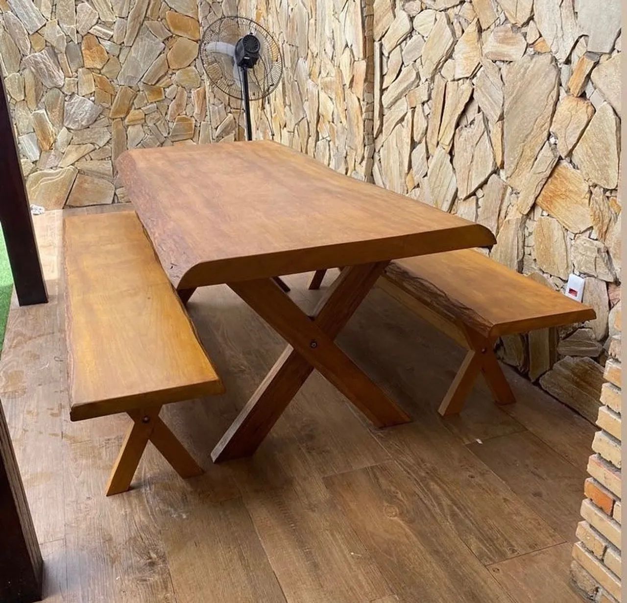 Fabricamos Mesa de madeira maciça - Foto 3