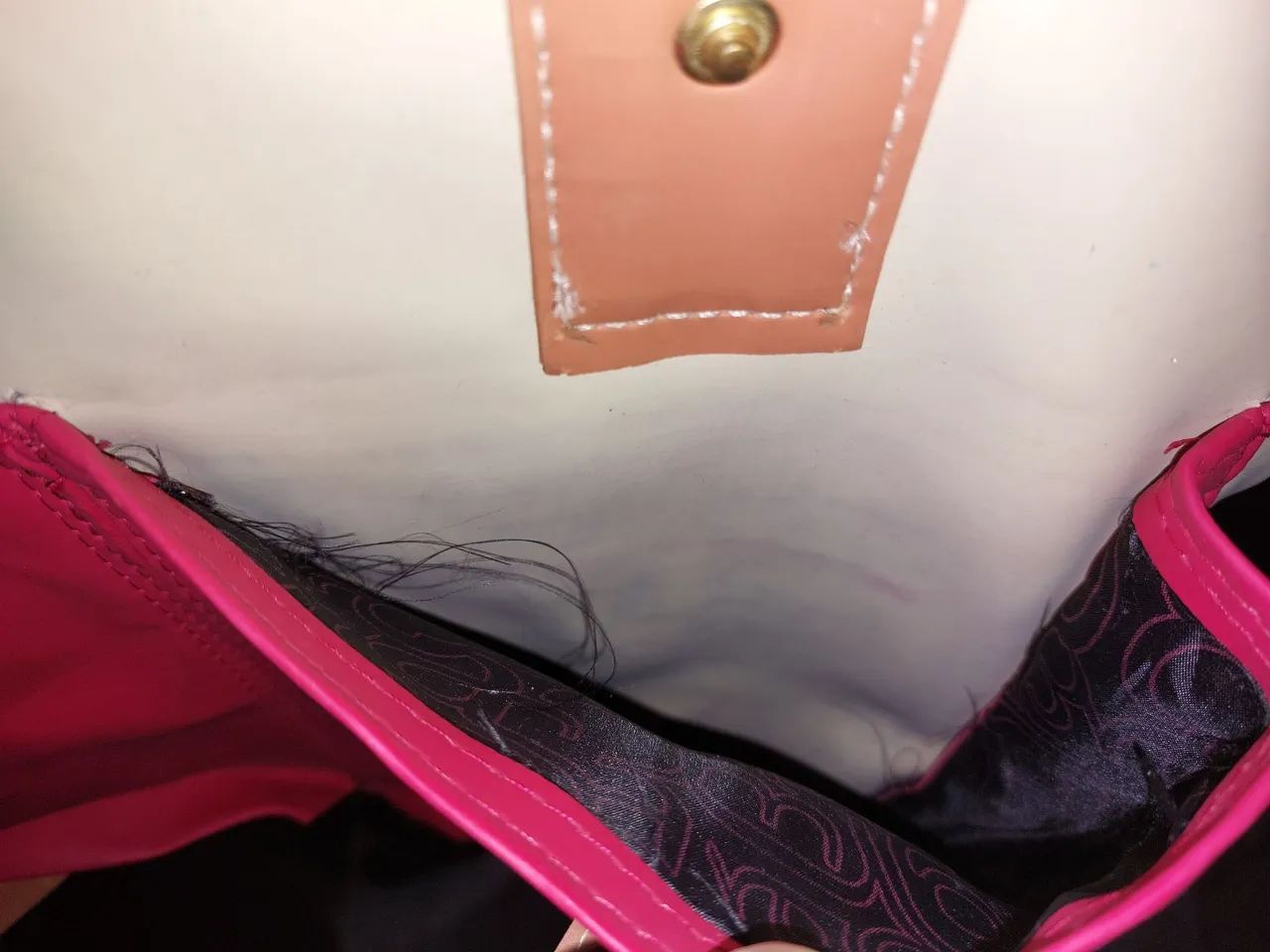 Bolsa de Ombro Feminina Vermelha - Foto 4