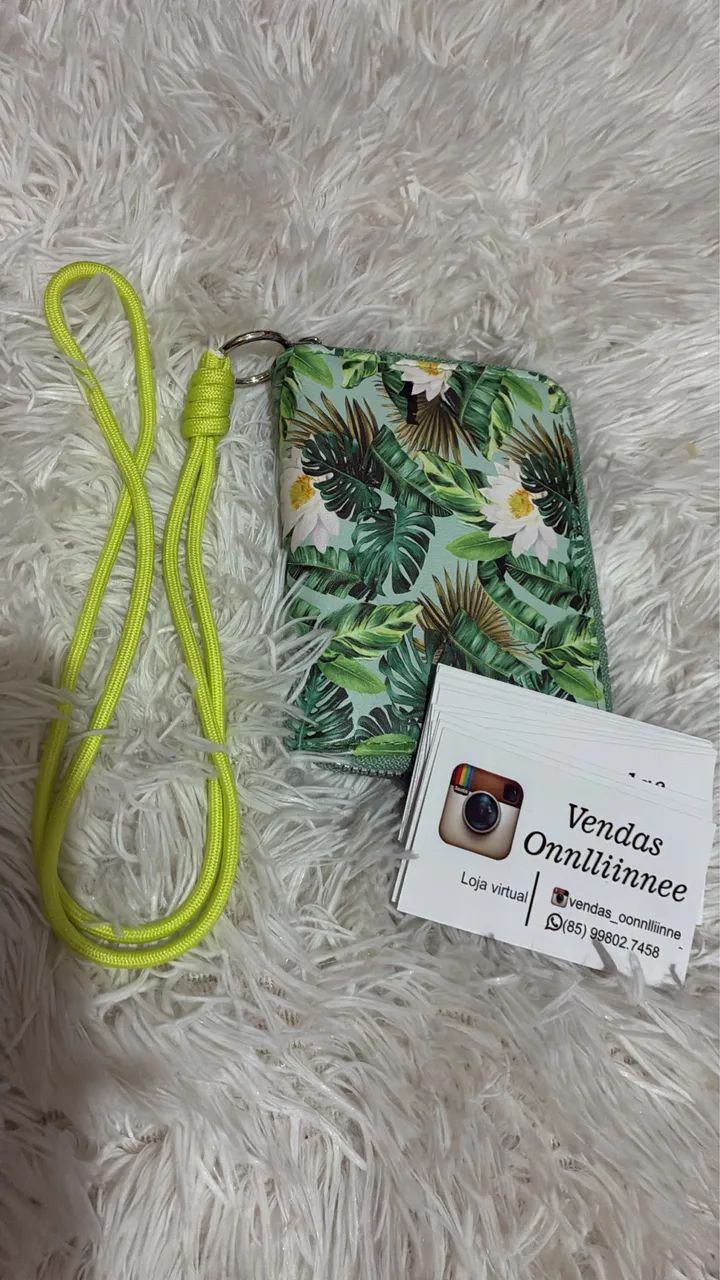 Carteira floral  - Foto 3