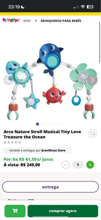 Arco musical oceano Tiny love