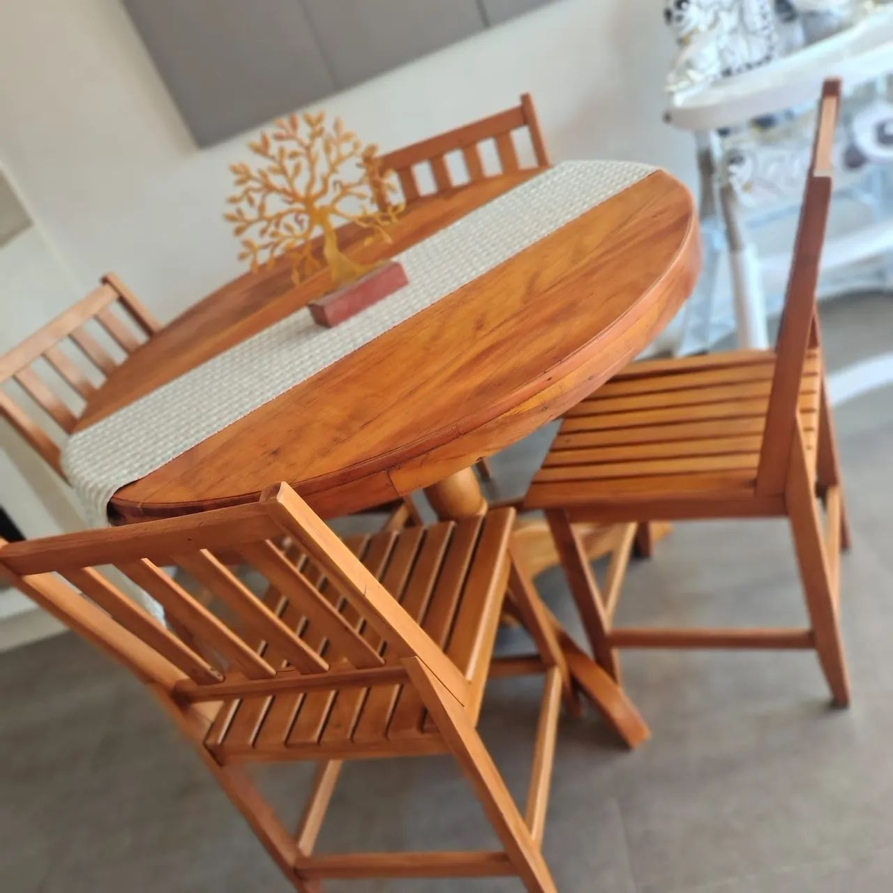 MESA DE JANTAR EM PEROBA ROSA  - Foto 2