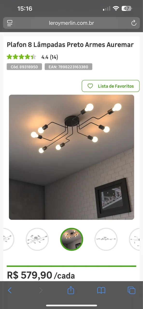 Lustre industrial 
