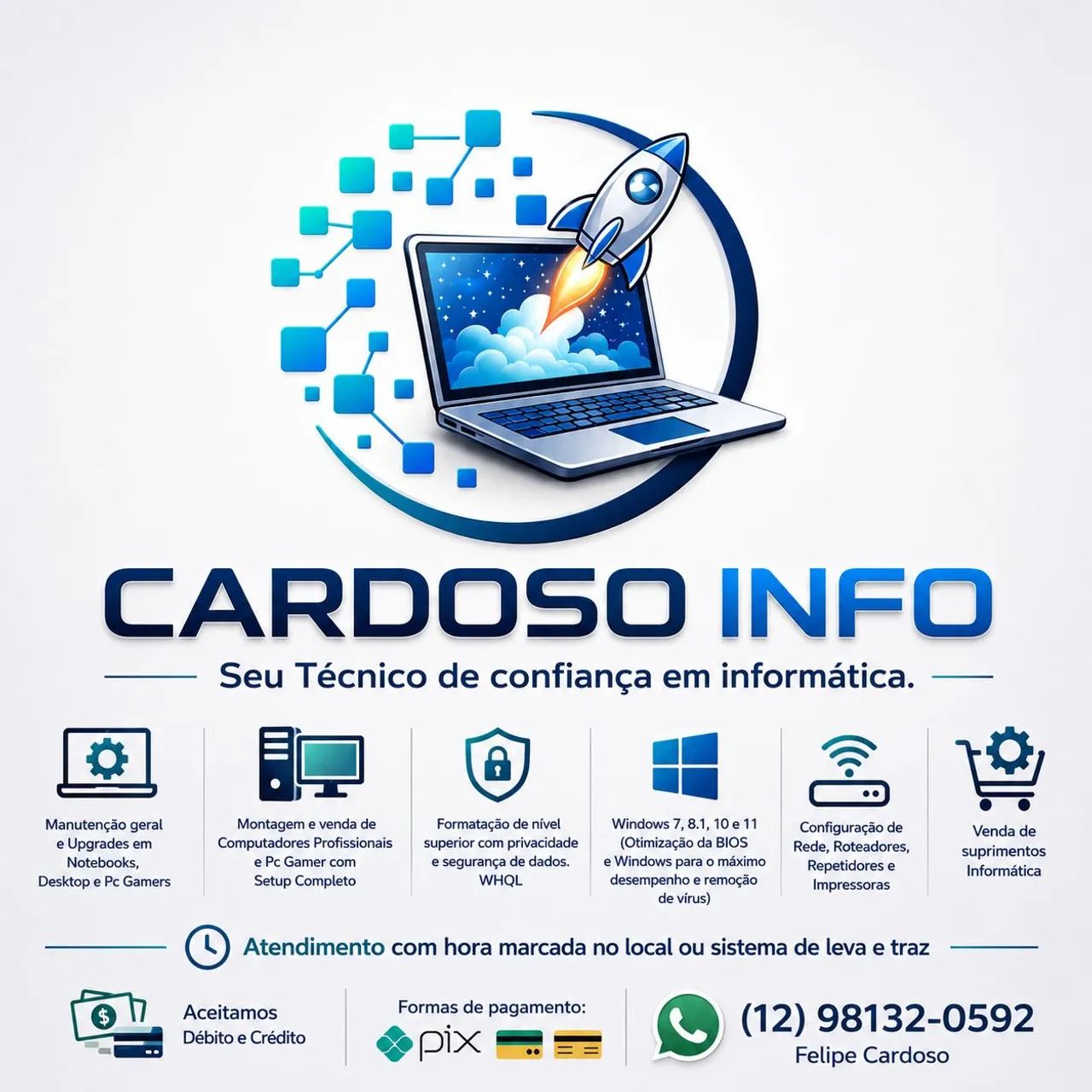 Manutenção em Notebook, Desktop Cpu e Pc Gamer - Informática 