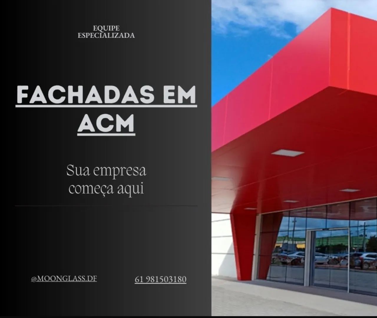 Fachadas em acm