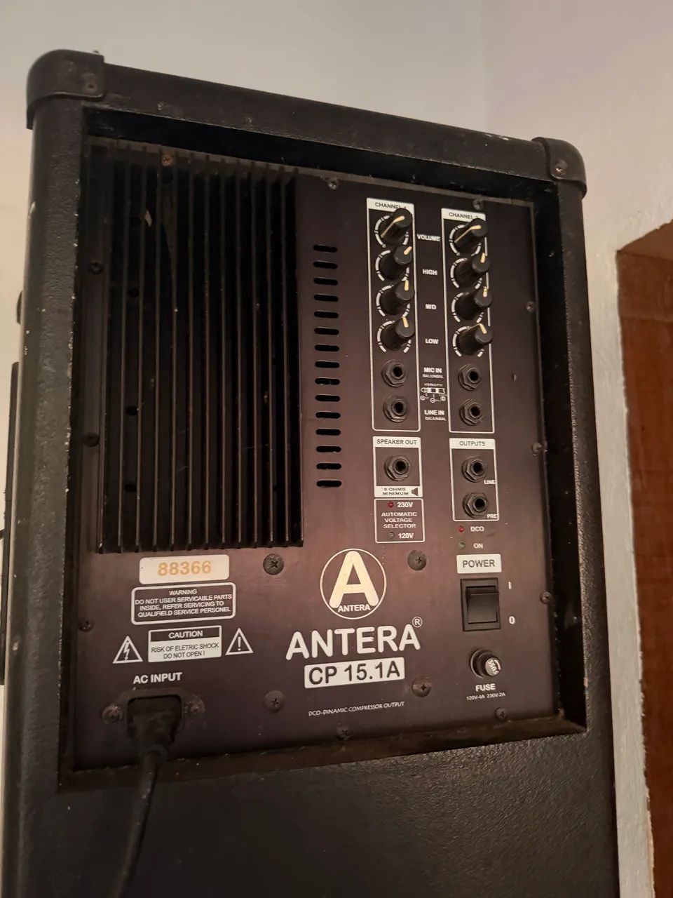 Caixa de som Antera PA 15 polegadas Ativa - Foto 4