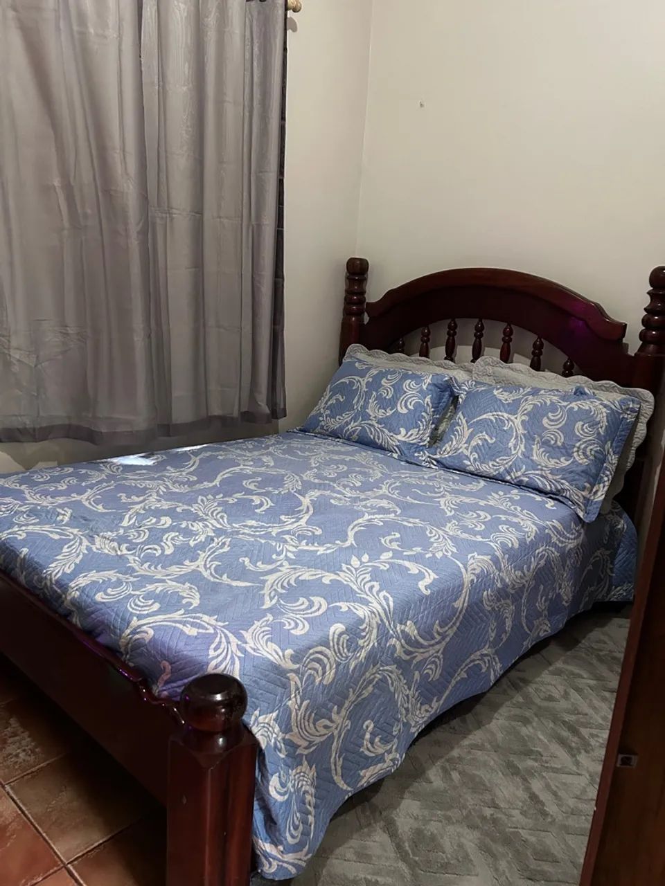 Cama completa MADEIRA MACIÇA DE LEI