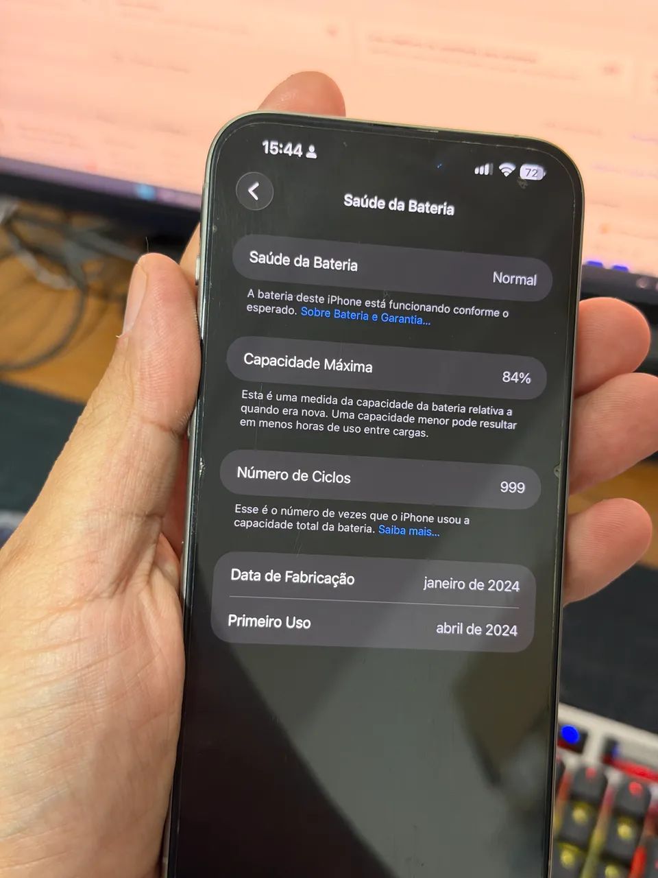Iphone 15 Pro Max Semi Novo (Sem marcas de uso) - Foto 5