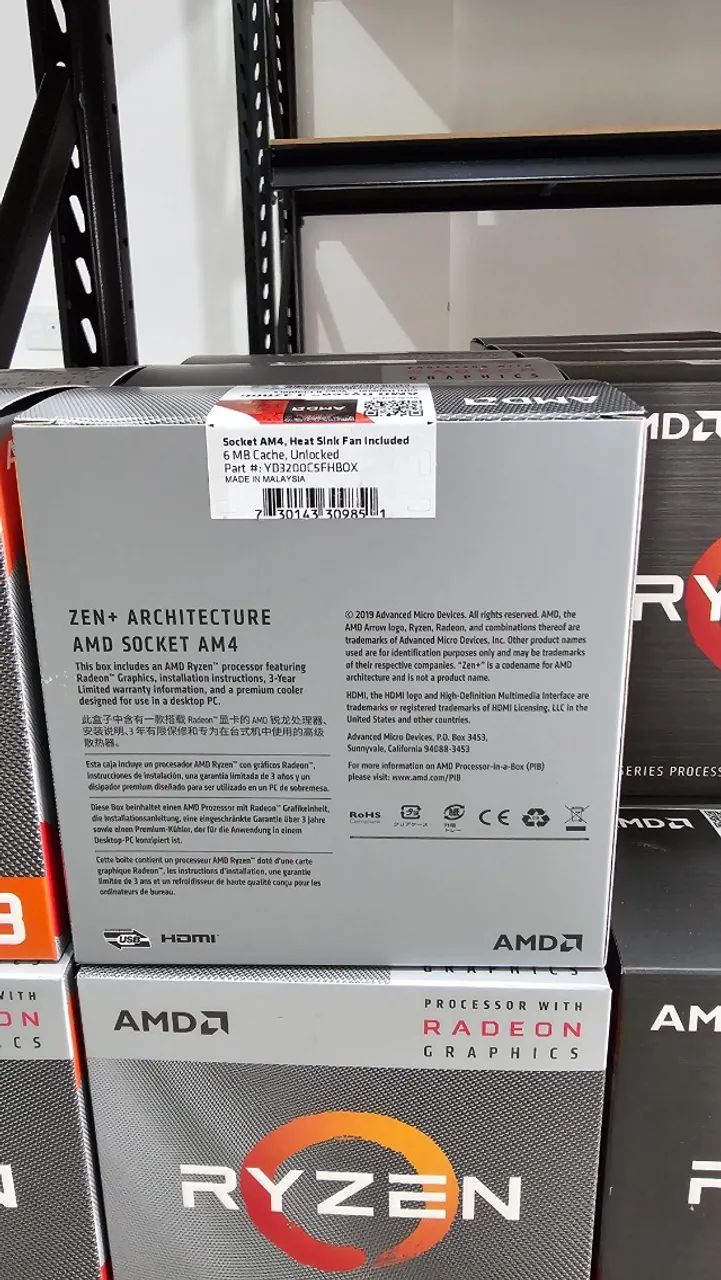 PROCESSADOR, RYZEN 3 3200G COM COOLER - LOJA Top - Foto 2