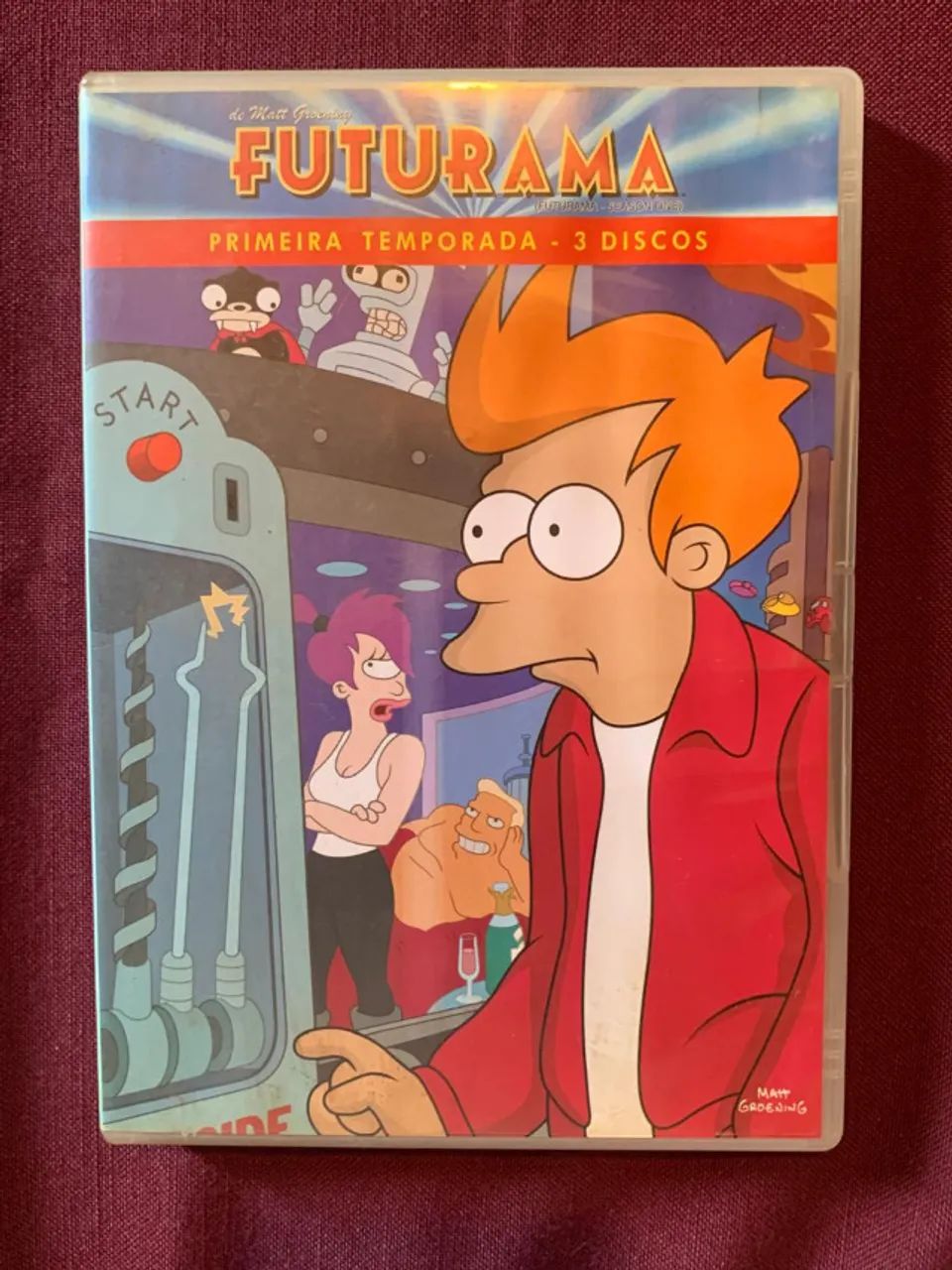 box dvd futurama primeira temporada 1