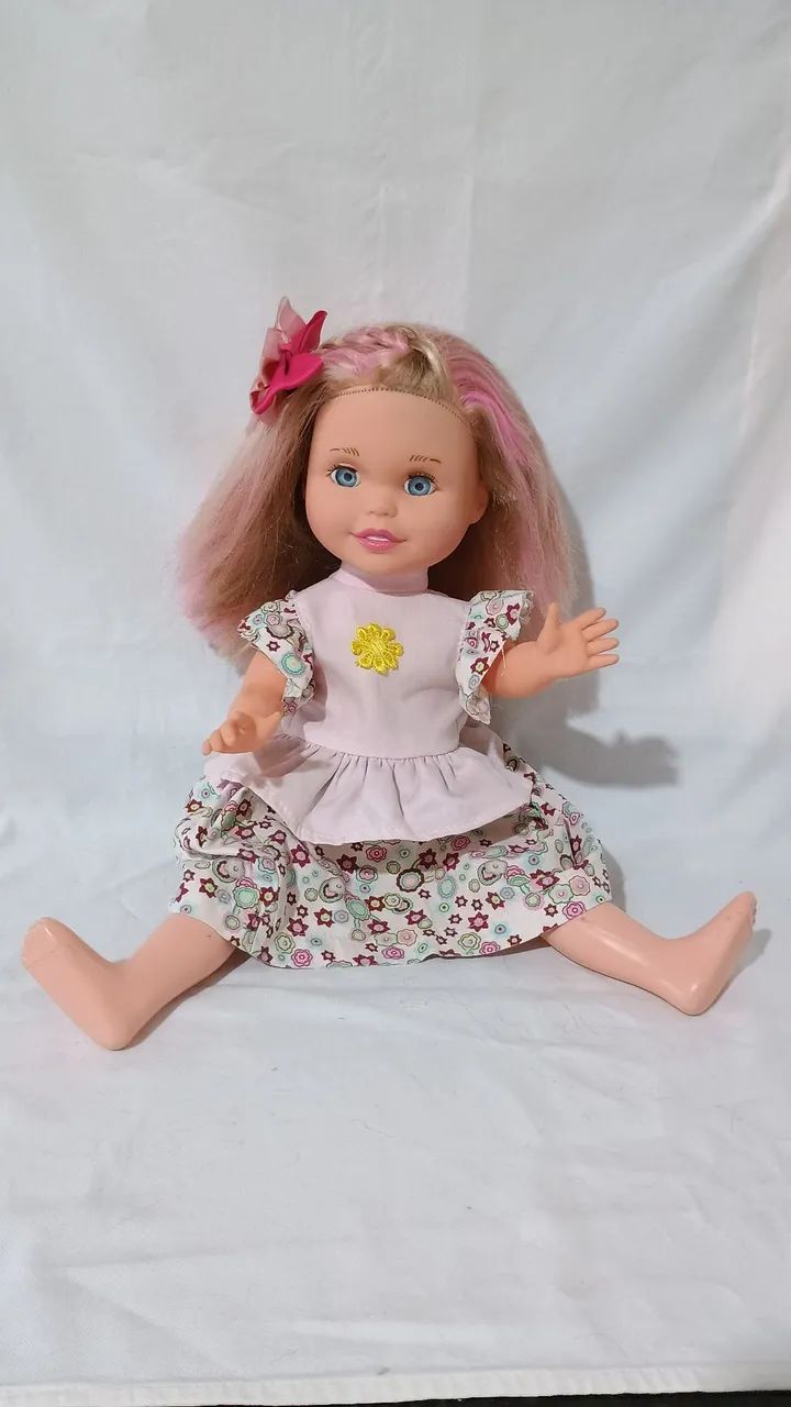 Boneca antiga LICA da  marca estrela 42 cm altura, década de 80  - Foto 5