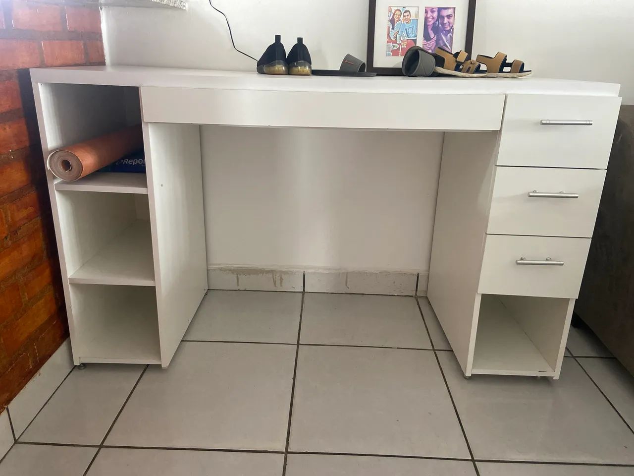 Vendo mesa de escritório de MDF
