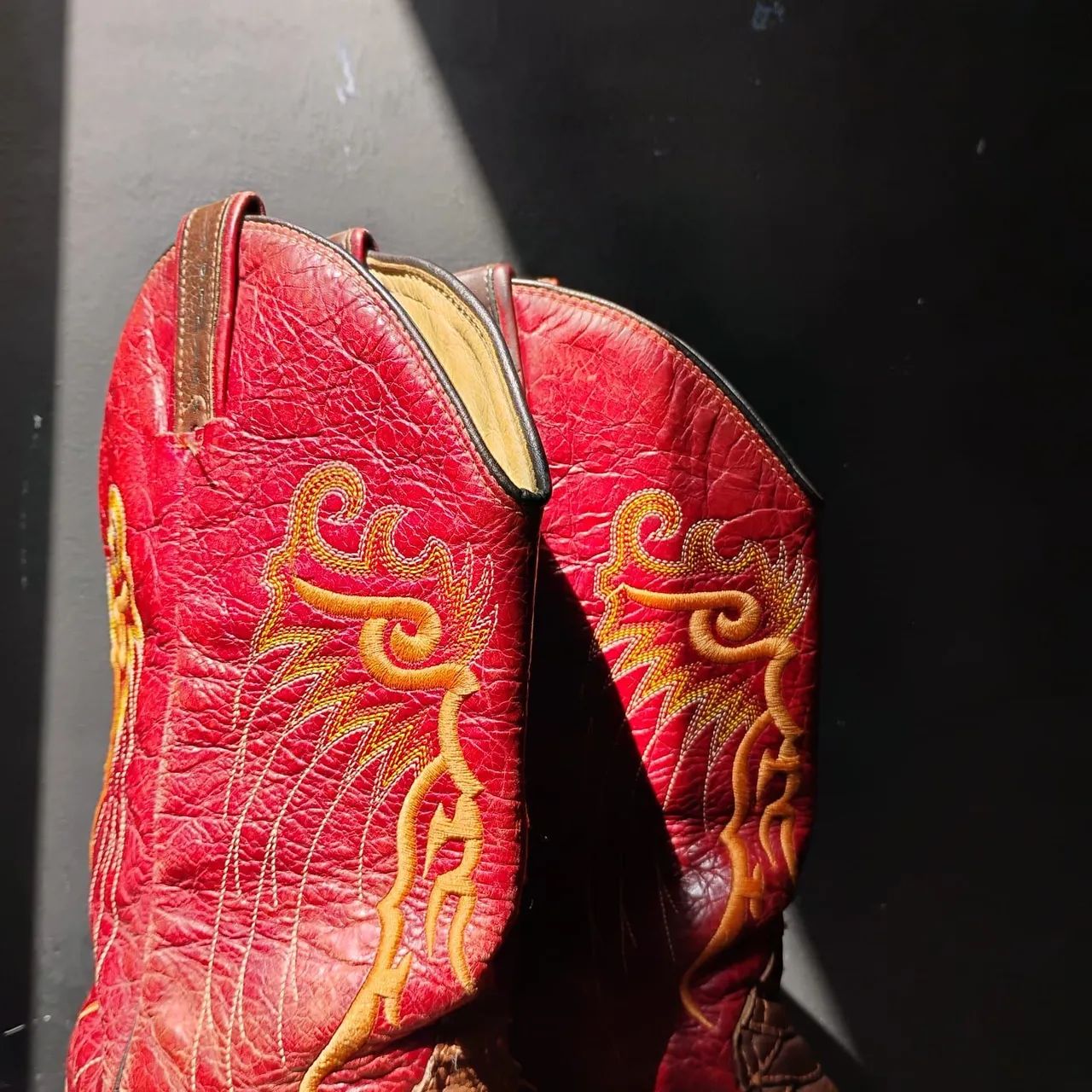 BOTA DE COURO COWBOY VIMAR BOOTS ORIGINAL. BRECHO  - Foto 4