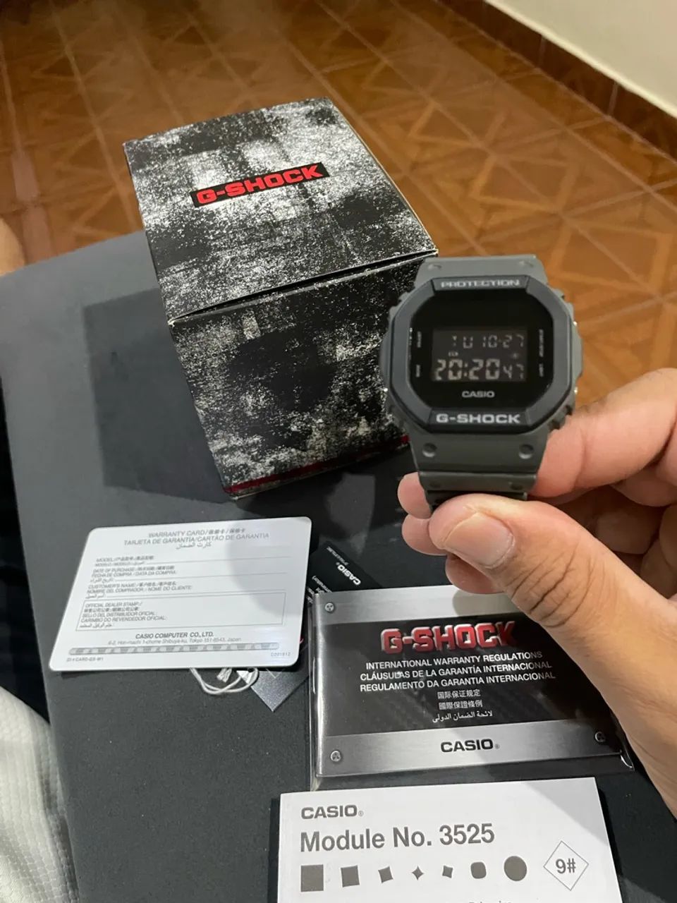 Relógio original Casio G Shock DW 5600bb