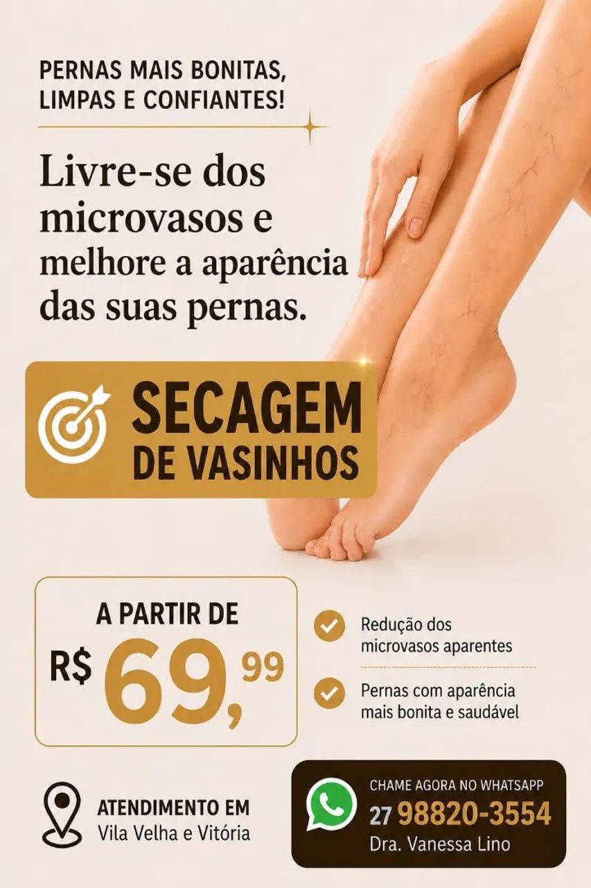SECAGEM DE VASINHOS  ( microvasinhos)