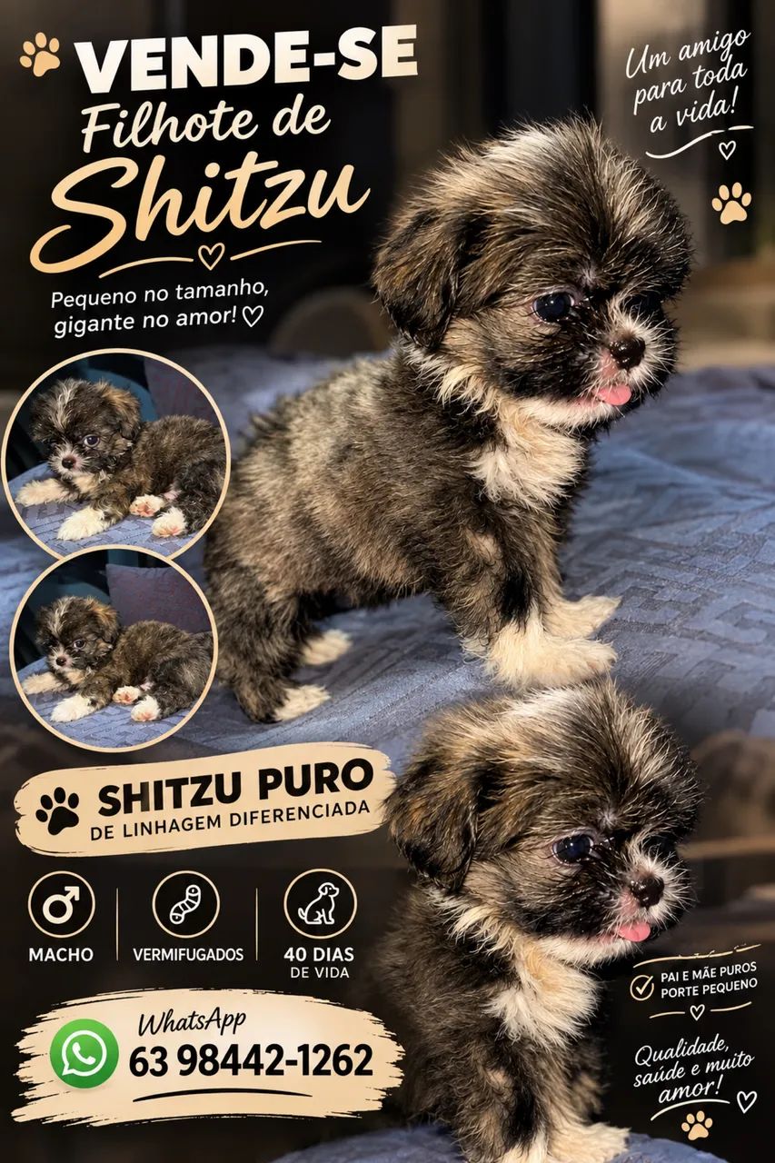 Filhote de shitzu 