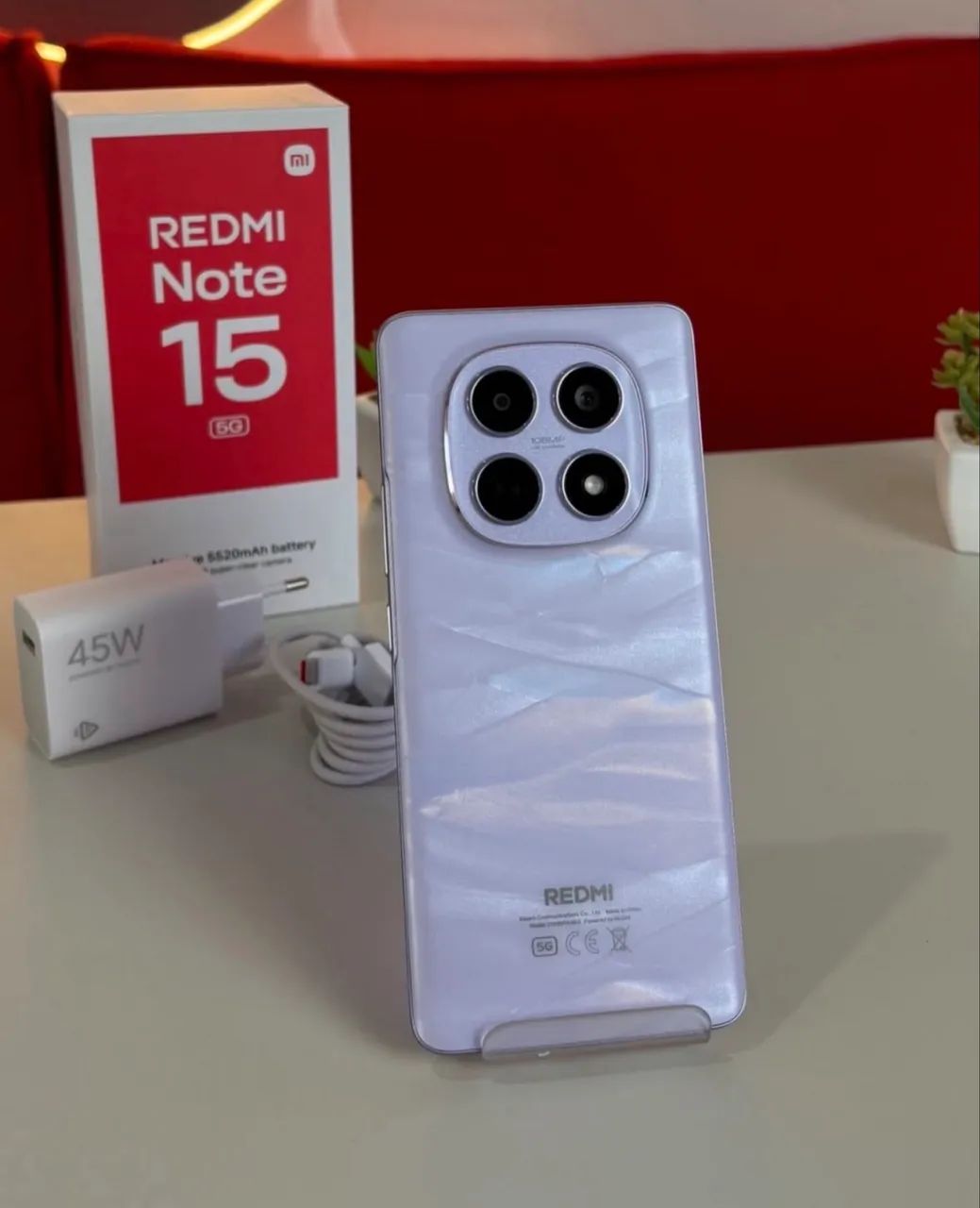 Redmi note 15 5G 256GB 8RAM NFC Global Lacrado  - Foto 3