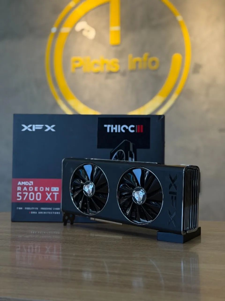 Placa de Vídeo XFX Radeon RX 5700 XT THICC II Ultra 8GB | GDDR6 | Dual Fan