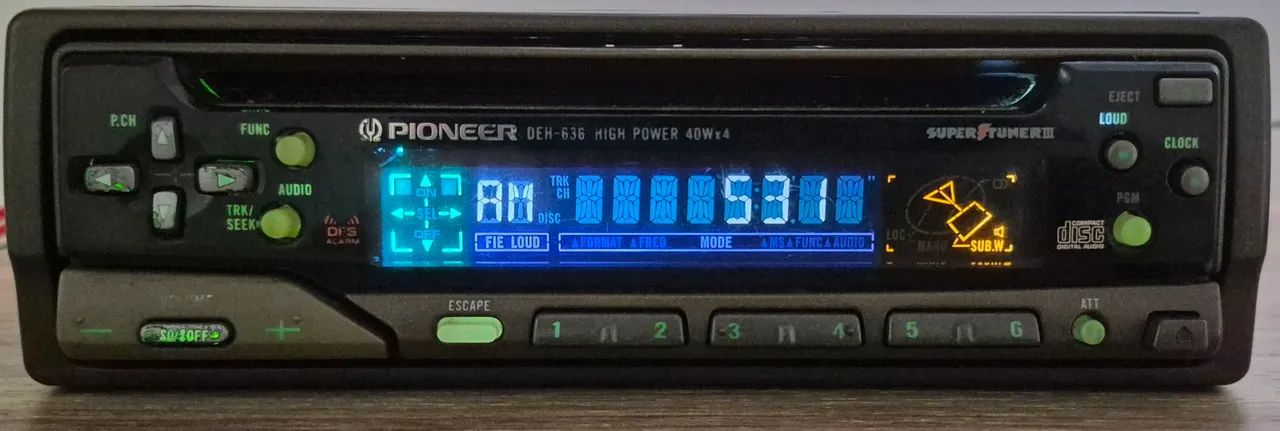 CD Player Pioneer DEH 636 Bluetooth  - Foto 4