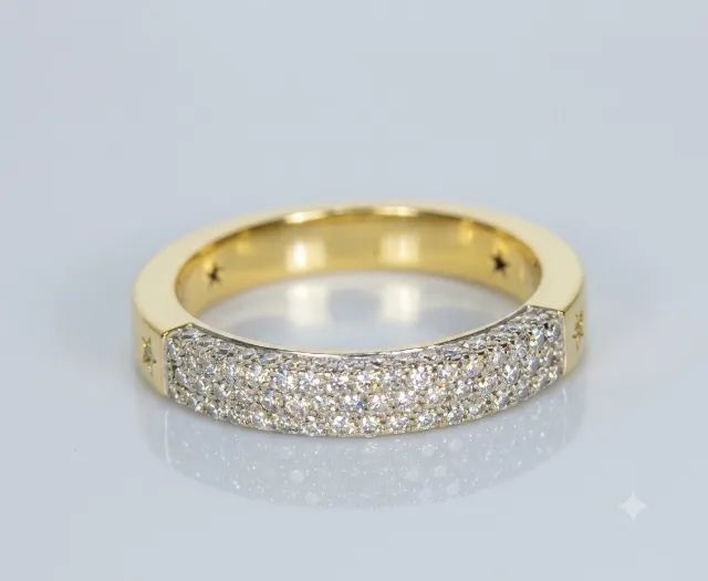 Anel de Ouro e Diamantes HStern