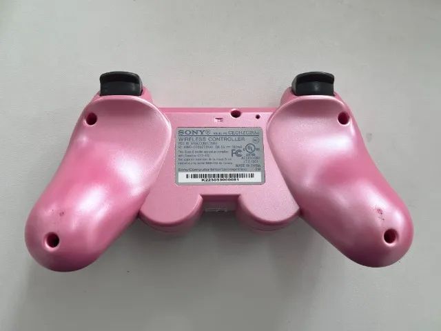 CONTROLE SONY DUALSHOCK 3 ROSA  - PS3 - Foto 2
