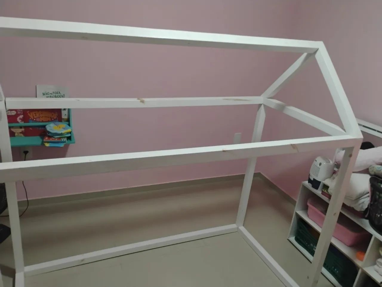 Cama infantil montessoriana com colchão e lençol impermeável  - Foto 2