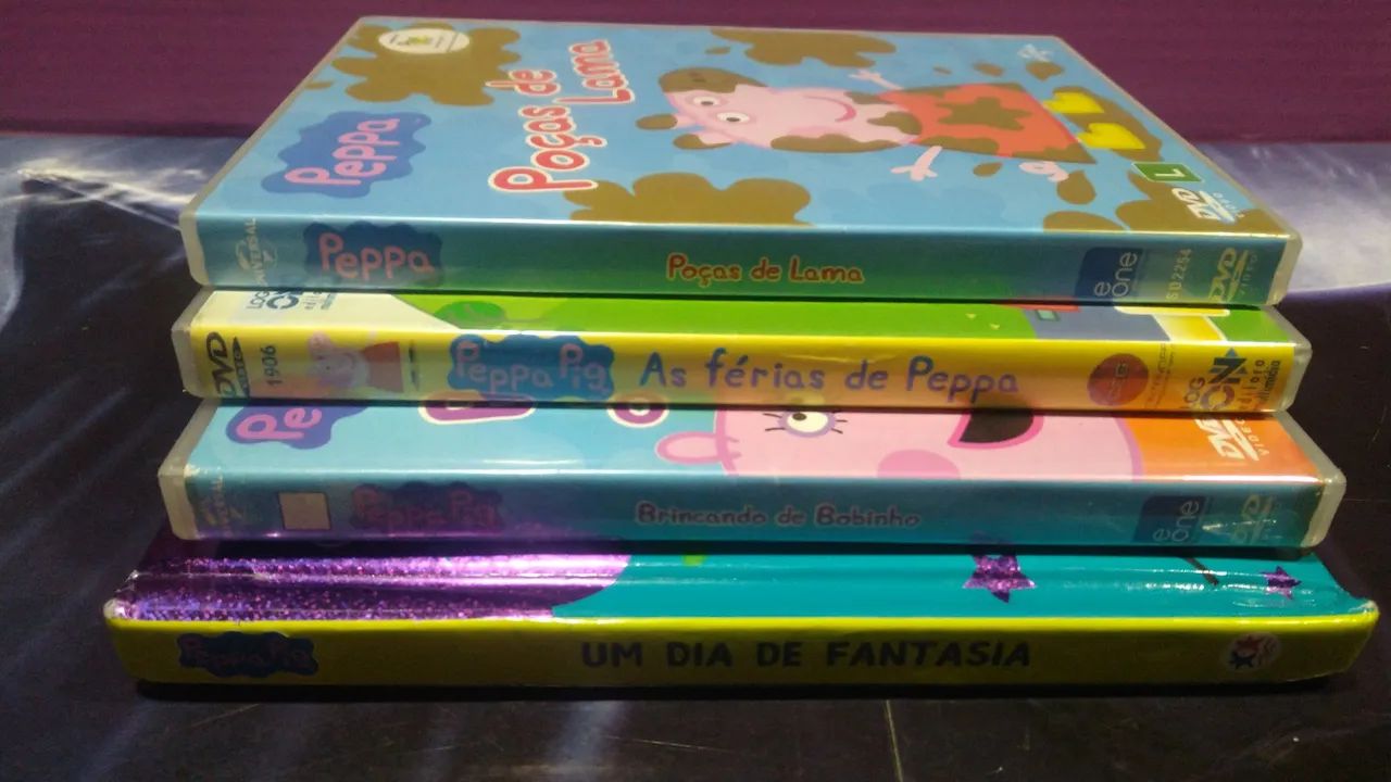 Dvds Peppa Pig + livro colorido  - Foto 4