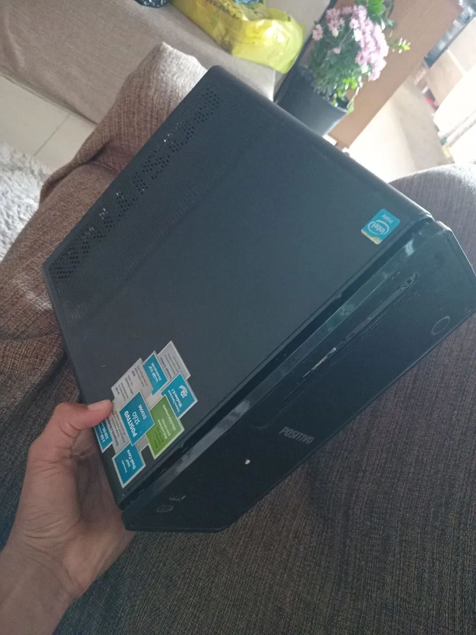 Mini PC positivo antigo  funcionando,porem sem hd - Foto 4