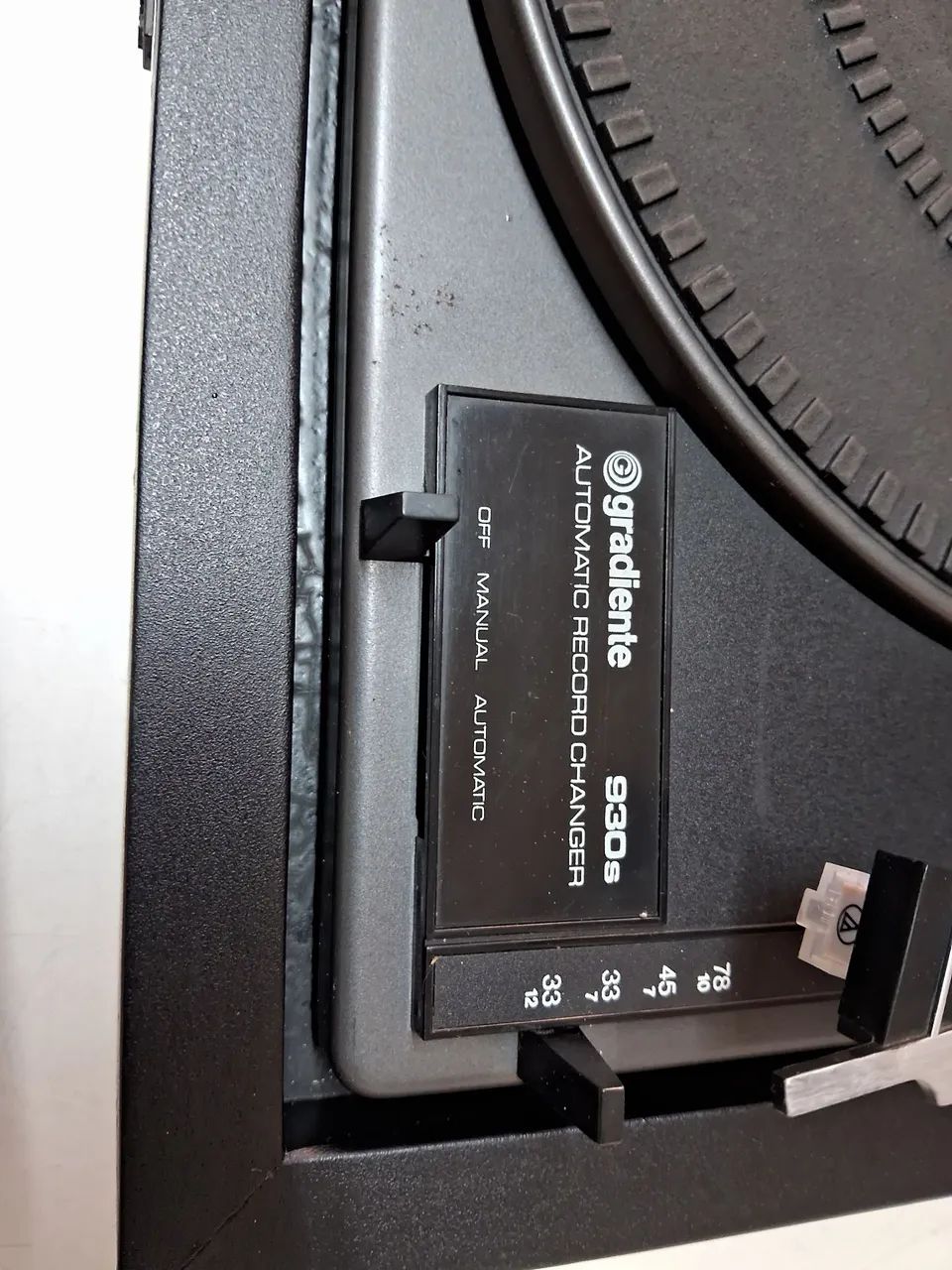 Toca-discos Gradiente 930S com cápsula e agulha novas Audio Technica AT3600 L - Foto 4