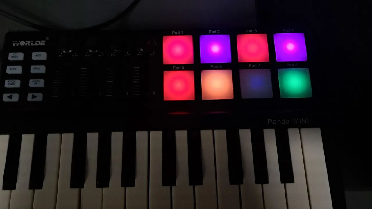 Teclado Midi Worlde Panda MINI - Foto 3