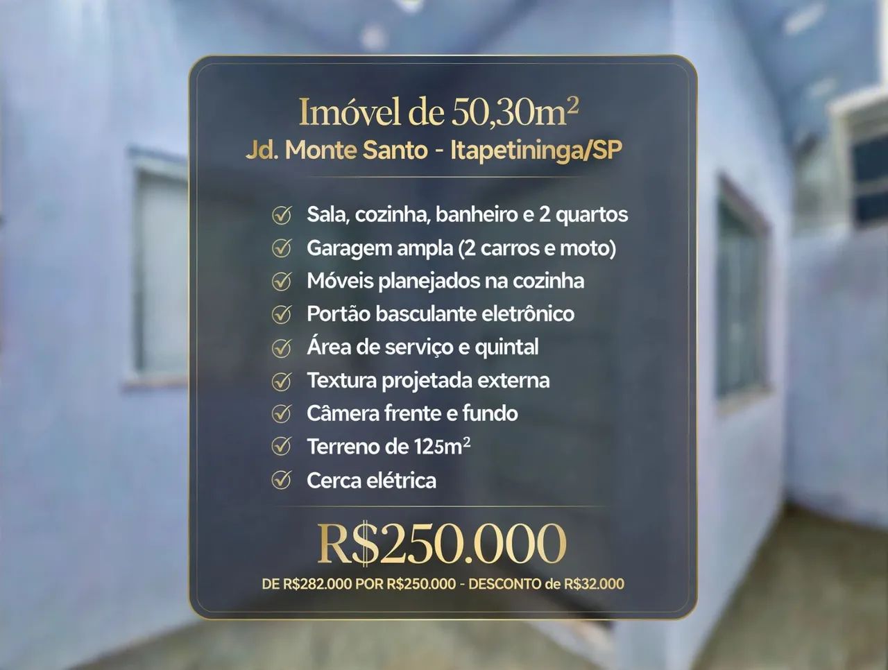 Imóvel à venda - 50,30m² - Jd. Monte Santo (Itapetininga/SP) - Foto 2