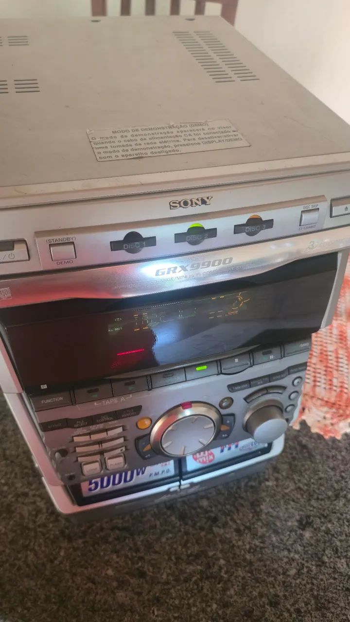 Sony grx 9900 funciona cd e tape  - Foto 2