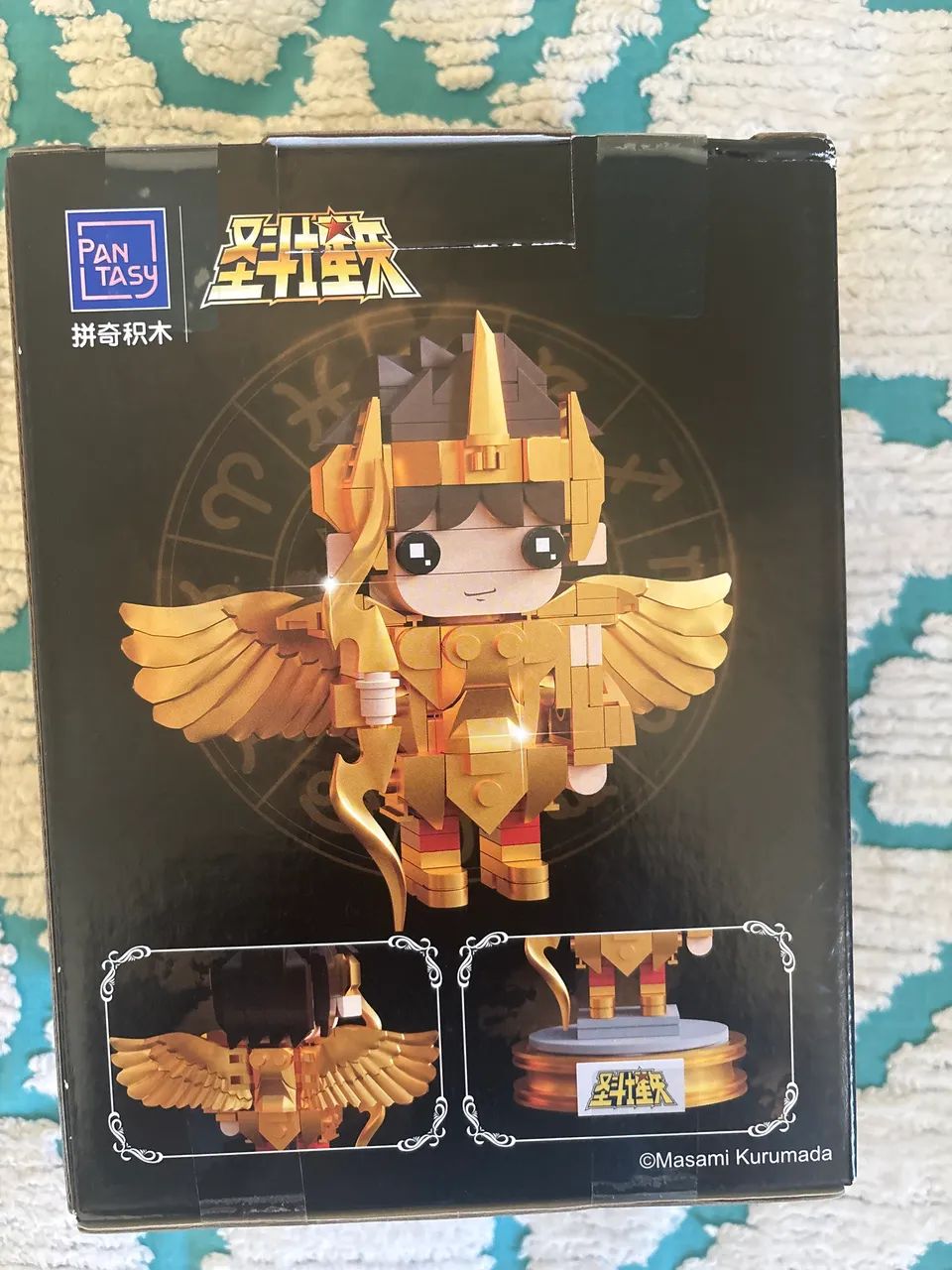 Boneco Saint Seiya Mini Gold Armable Pantasy Blocks - Foto 2