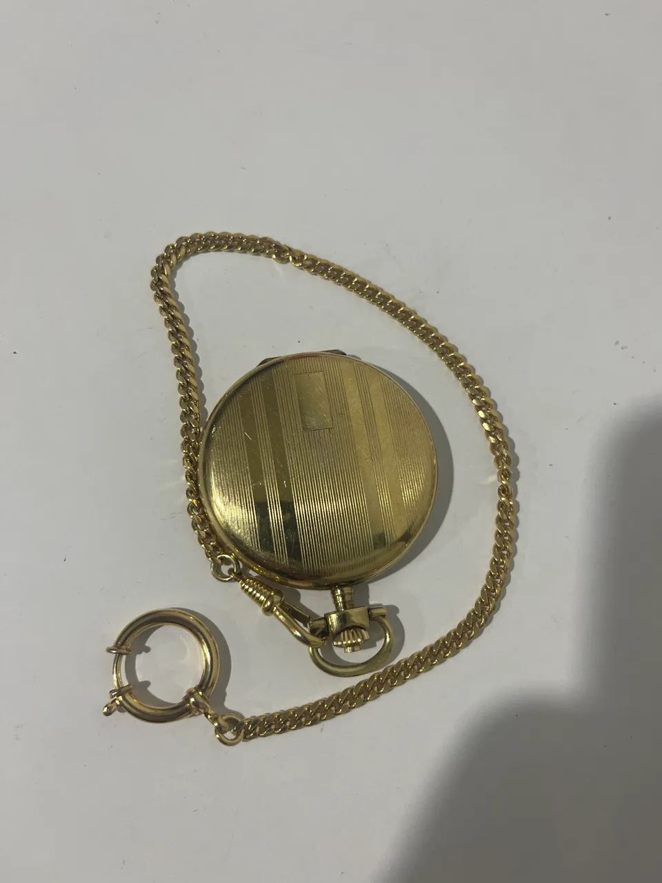 TISSOT 1853 - RELÓGIO DE BOLSO SUÍÇO QUARTZ COM CORRENTE - Foto 3