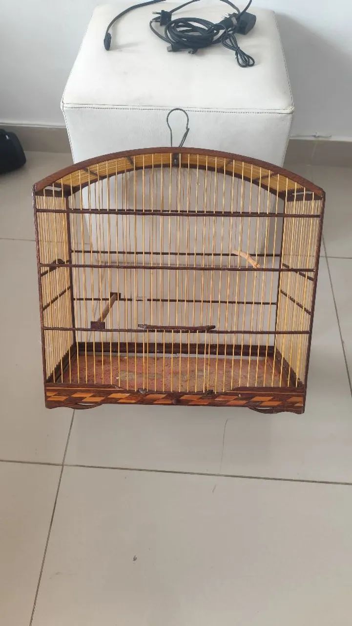 Gaiola de Madeira tamanho medio