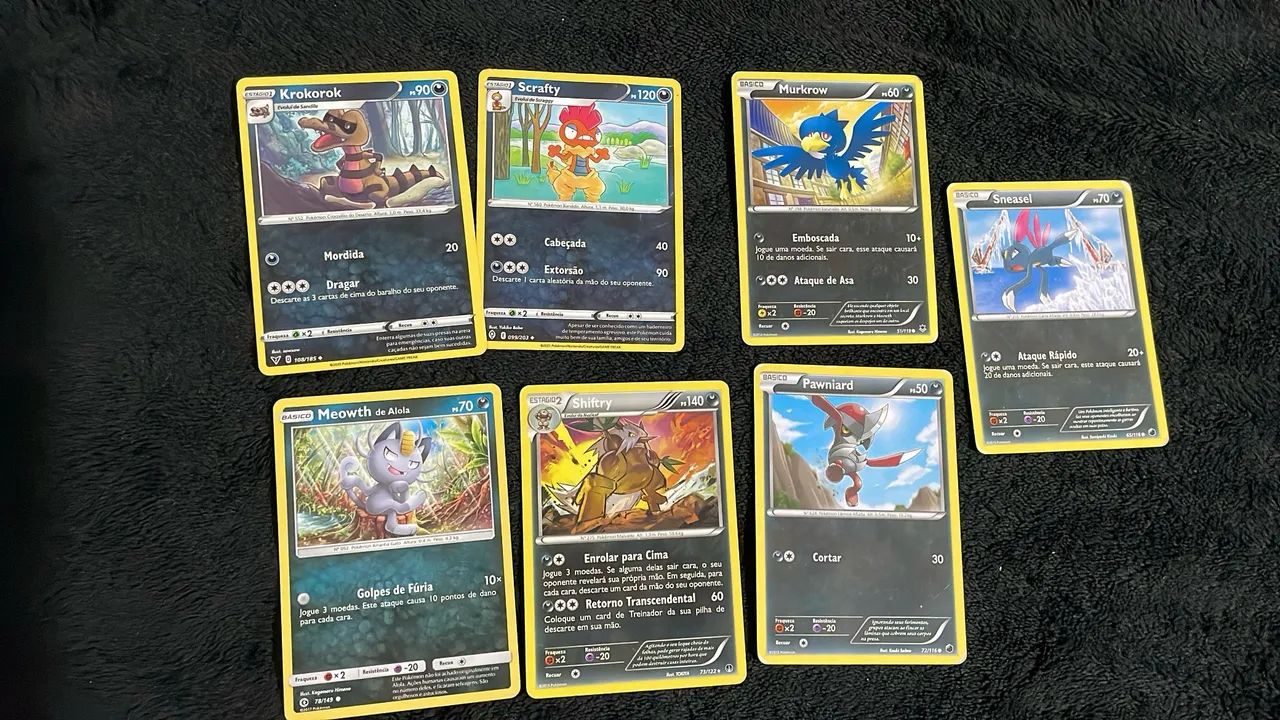 Cartas Pokémon de Borda Amarela  - Foto 5