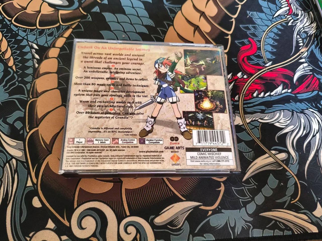 Grandia ps1 usado - Foto 4
