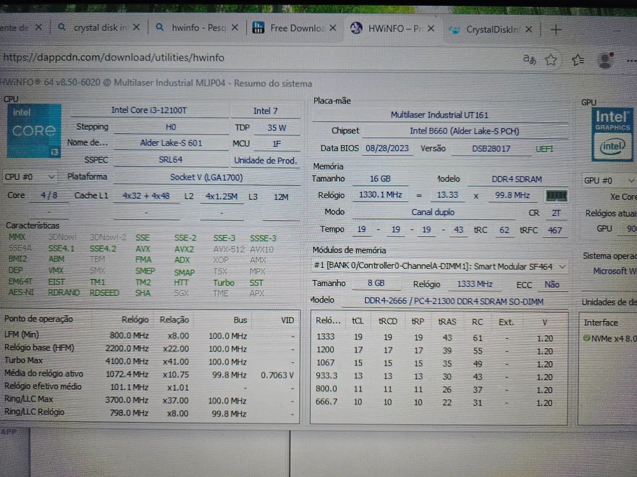 Mini PC Intel 12a, 16gb ram, NVME 256gb Samsung - Foto 4