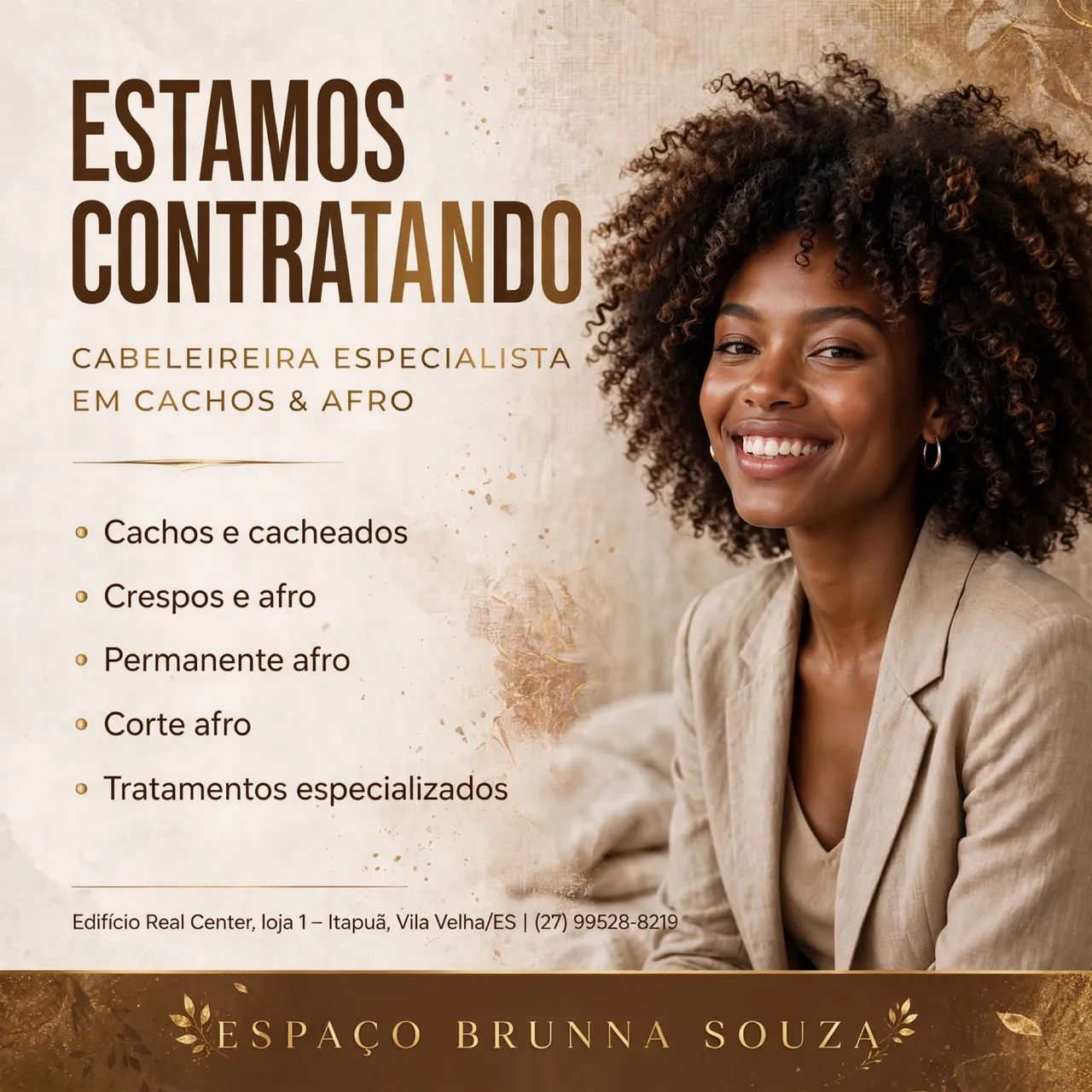 Contrato profissional com experiência 