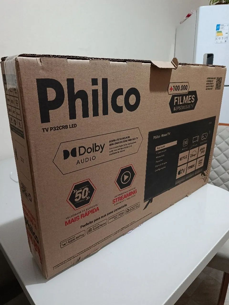 Tv Smart Philco RoKu 32 polegadas lacrada  - Foto 3