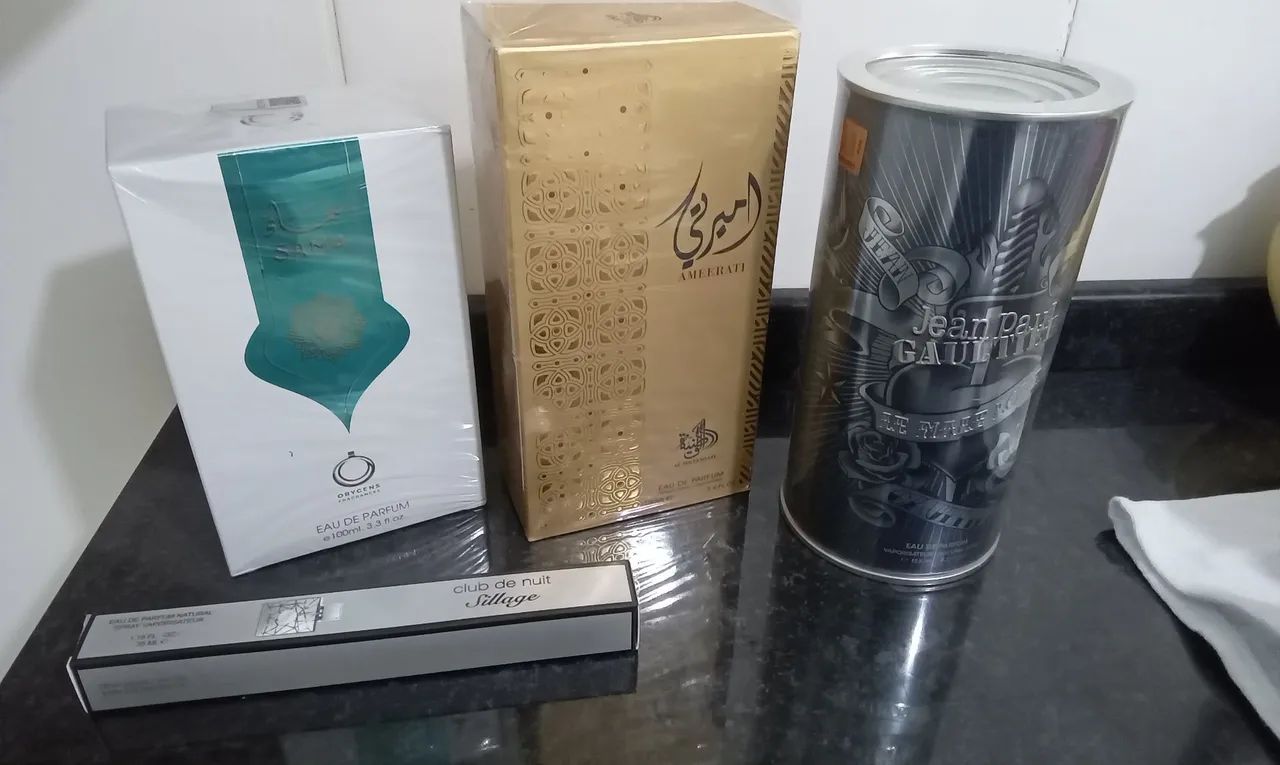 Perfume lacrado com nota fiscal