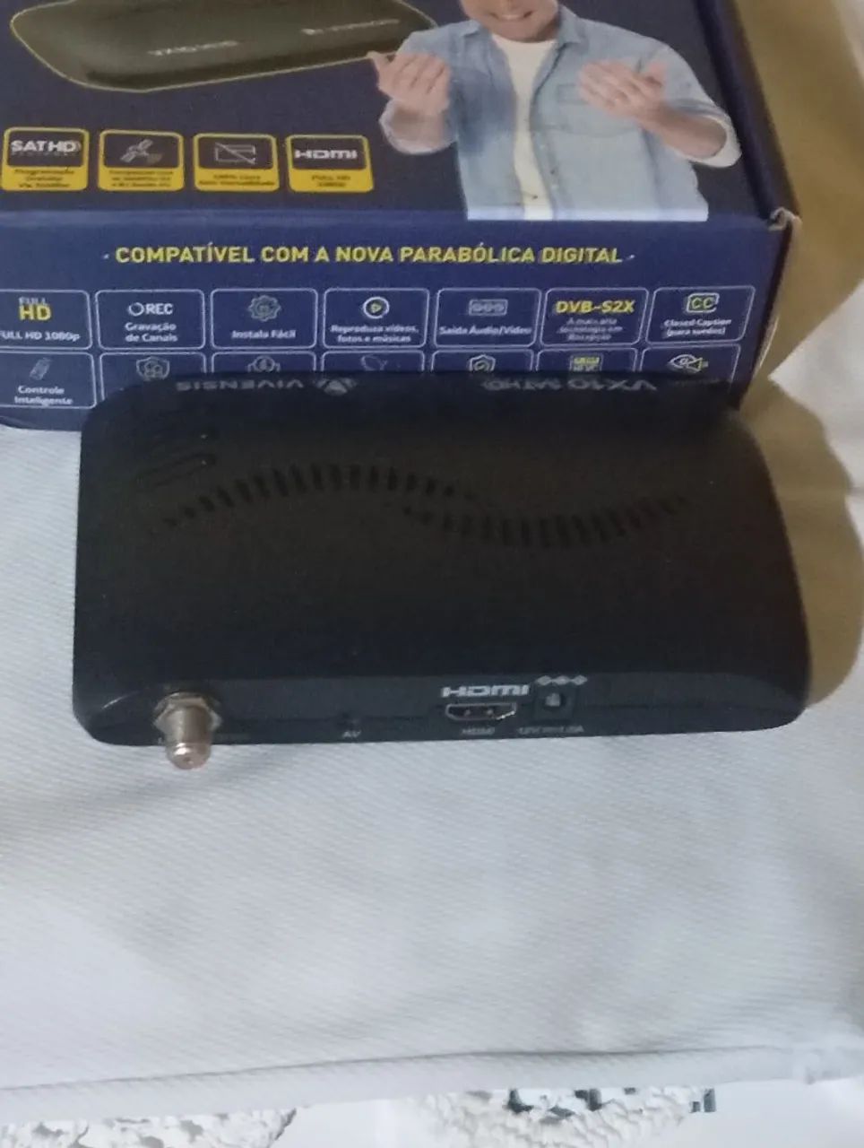 Receptor Digital Vivensis VX10 SAT HD Regional - Sem Mensalidade  - Foto 4