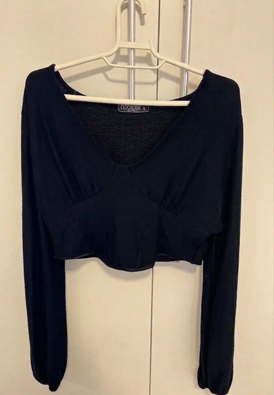 Cropped manga longa