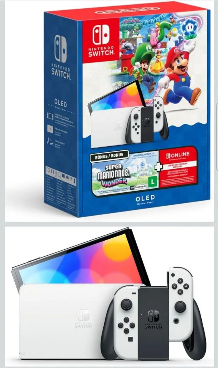 Nintendo Switch Oled Novo Lacrado 