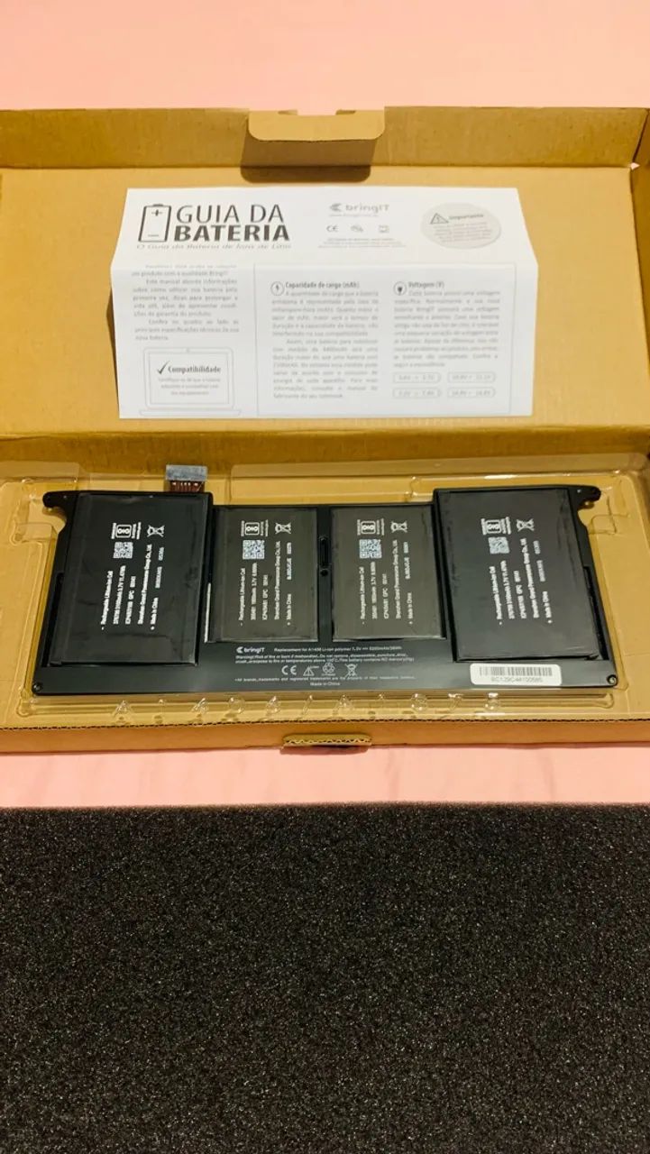 Bateria para notebook compatível com Apple Macbook A1406 | 5200mAh