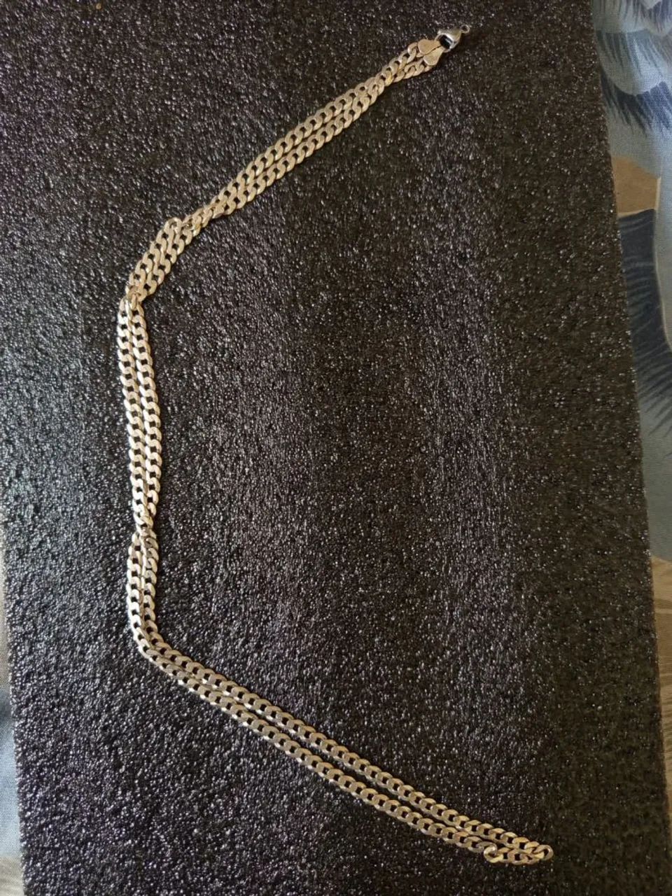 Corrente prata 70cm
