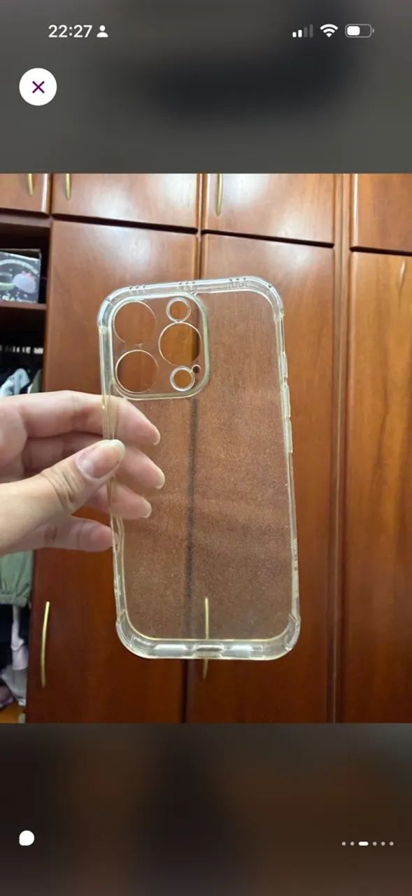Kit 3 capinhas iPhone 16 pro  - Foto 3